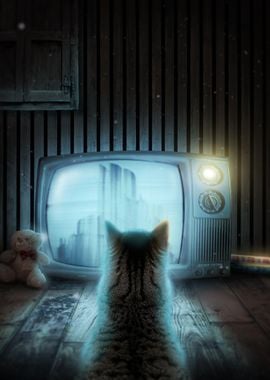 Cat And Retro TV