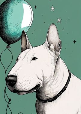 Bull Terrier Balloon