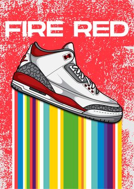 Fire Red Shoe