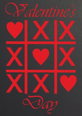 valentines day tac tic toe