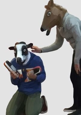 parody oh no cow and horse