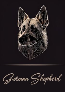 German Shepherd Portrait