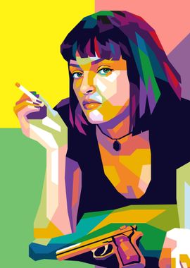 Mia Wallace Pulp Fiction