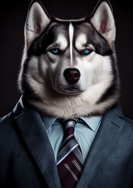 Husky hotsell in suit