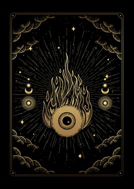 Tarot the flaming eye