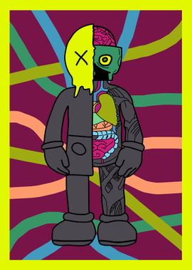 Buy Pop Art Perfection: The Purple KAWS Figure