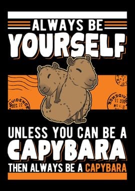 Capybara Gift Capibara