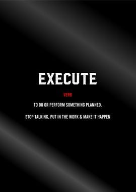 execute motivation