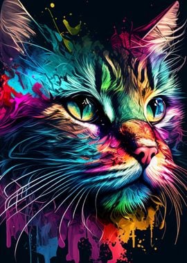 Cat Colorful