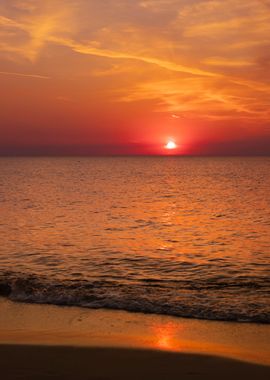 Sunset, Baltic Sea, Poland