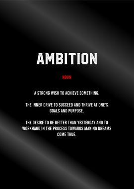 ambition motivation