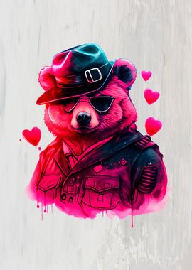 Gangster Style Bear