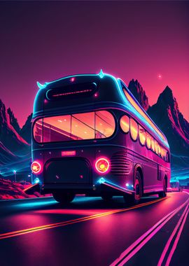 Synthwave Bus