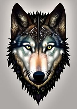 Wolf Animal Portrait