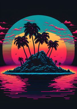 Synthwave Sunset