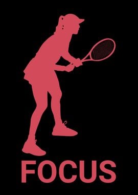 FOCUS TENNIS WOMAN