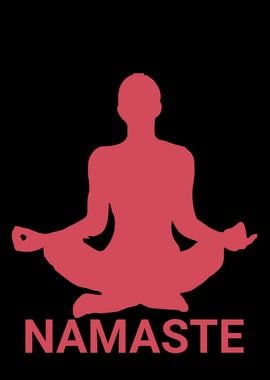 NAMASTE YOGA LOTUS