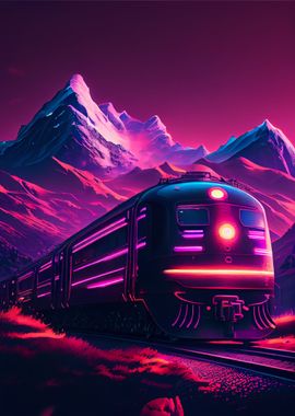 Synthwave Train 16