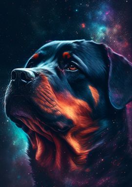 Rottweiler Galaxy Dog