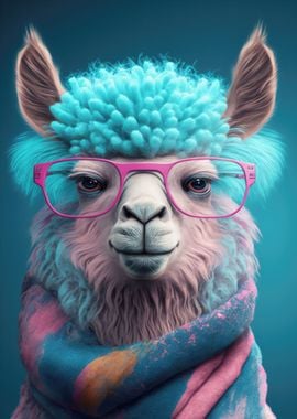 Cute Llama Art