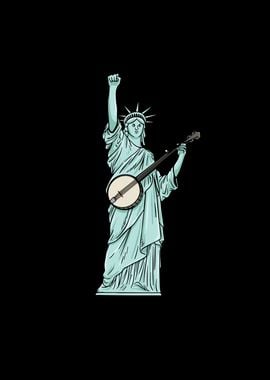 Statue Of Liberty Banjo