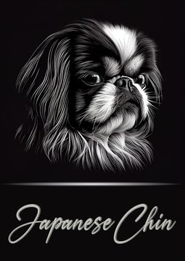 Japanese Chin Portrait