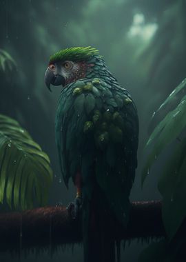 Parrot in the Jungle