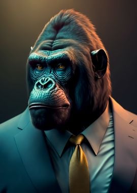 Gorilla Necktie 