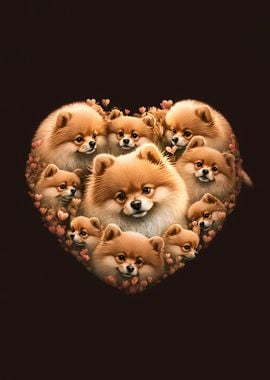 Pomeranian dogs