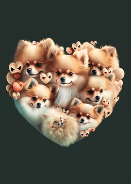 Pomeranian dogs