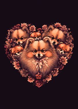 Pomeranian dogs