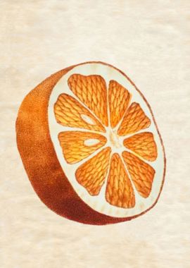 SLICED ORANGE VINTAGE