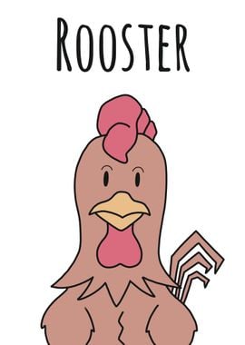 Animation Rooster Poster