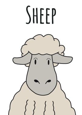 Animation Sheep Poster