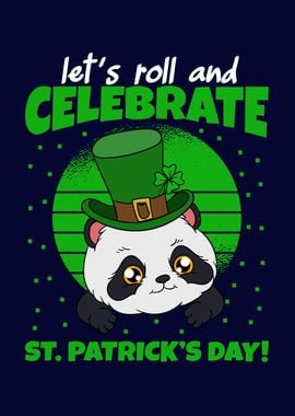 St Patricks Day Panda