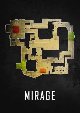 Mirage Map Black