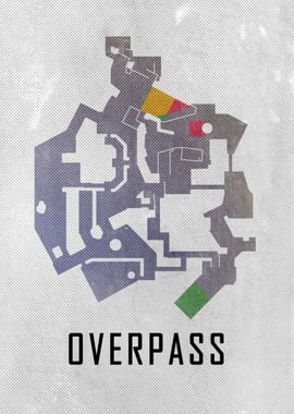 Overpass Map White