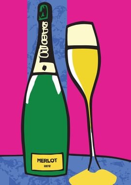 Italian Champagne Poster