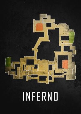 Inferno Map Black