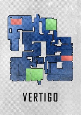 Vertigo White Map