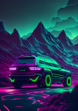 Synthwave Car 46