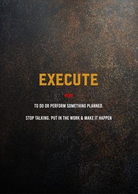 execute motivational