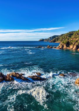 Spain coast landscape sea