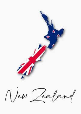 New Zealand Country Map