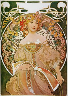 Alphonse Mucha Art Nouveau