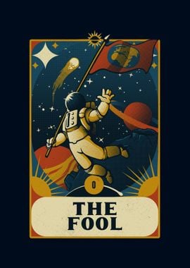 Astronaut Tarot Moon