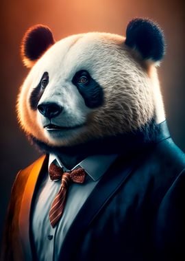 Panda Suit Posters for Sale