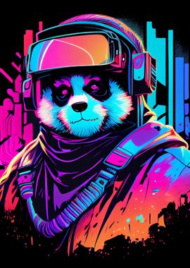 Panda Synthwave