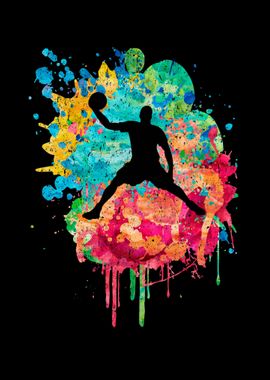 Basketballspieler  PopArt