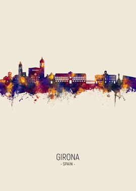 Girona Skyline Spain